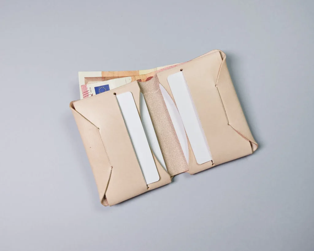 patrón PDF billetera de cuero origami