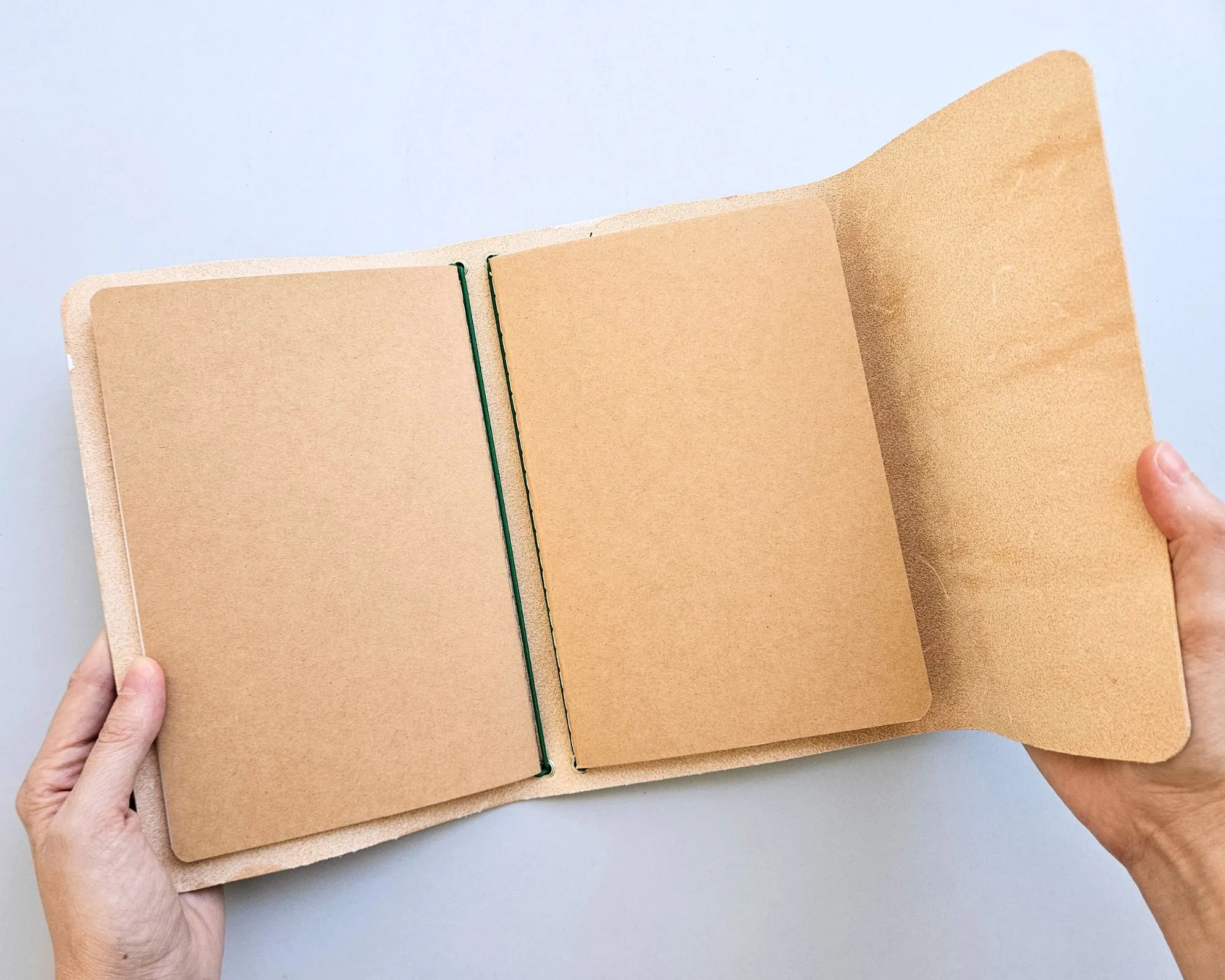 Cuaderno de viaje de cuero colores - Imagen 3