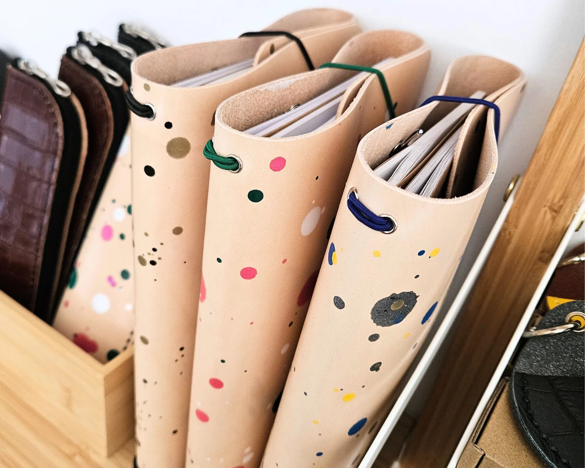 Cuaderno de viaje de cuero colores - Imagen 10