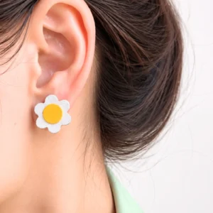 Pendientes cuero | Flor